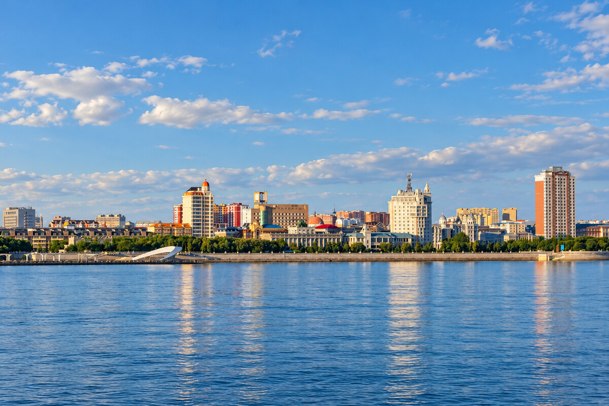 Blagoveshchensk waterfront, Amur region