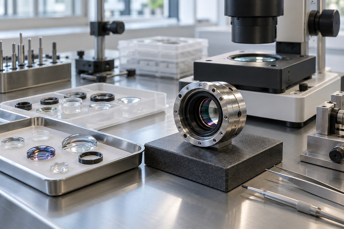 Precision optical manufacturing workstation