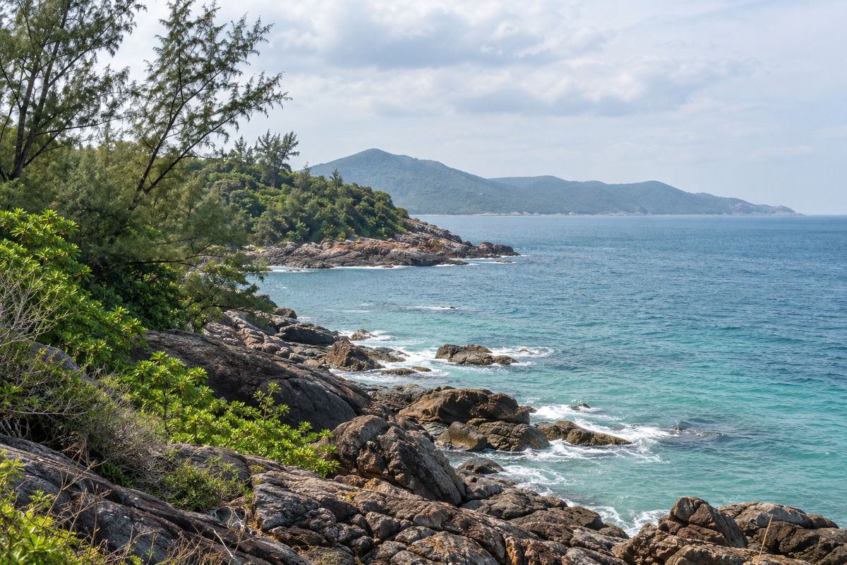 Typical Guangdong coastline Typical Guangdong coastline