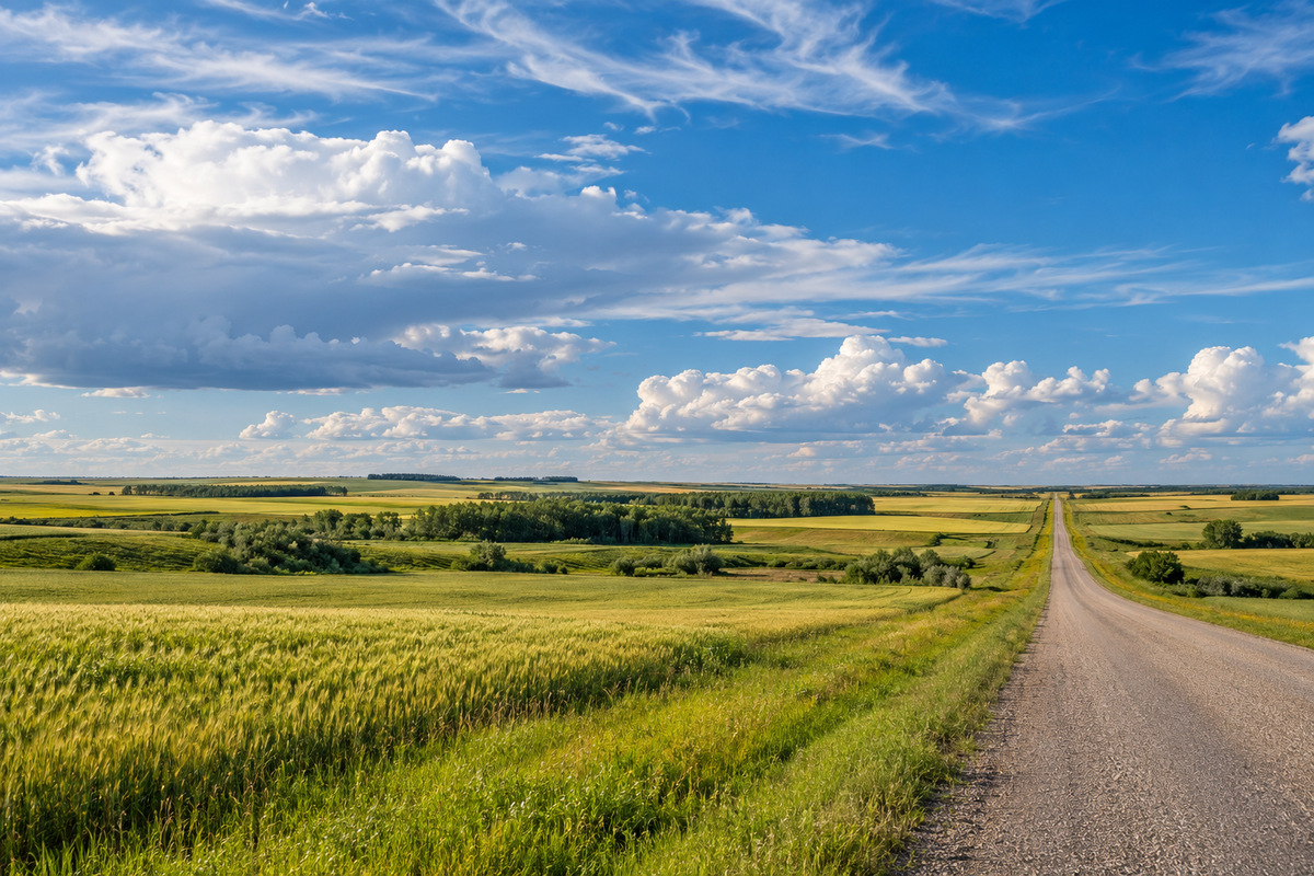 Typical Saskatchewan prairie Typical Saskatchewan prairie