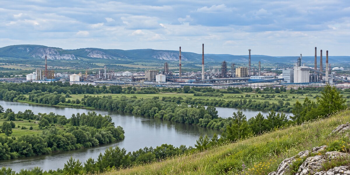 Bashkortostan industrial landscape