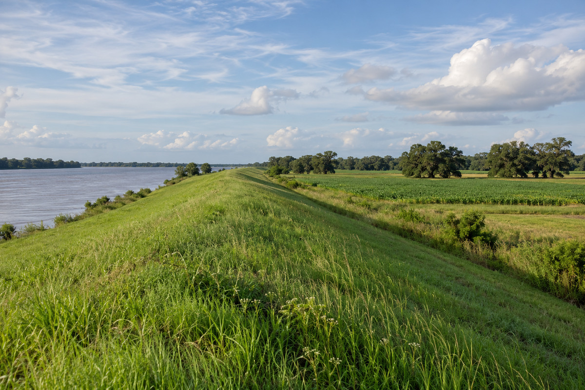 Louisiana river landscape