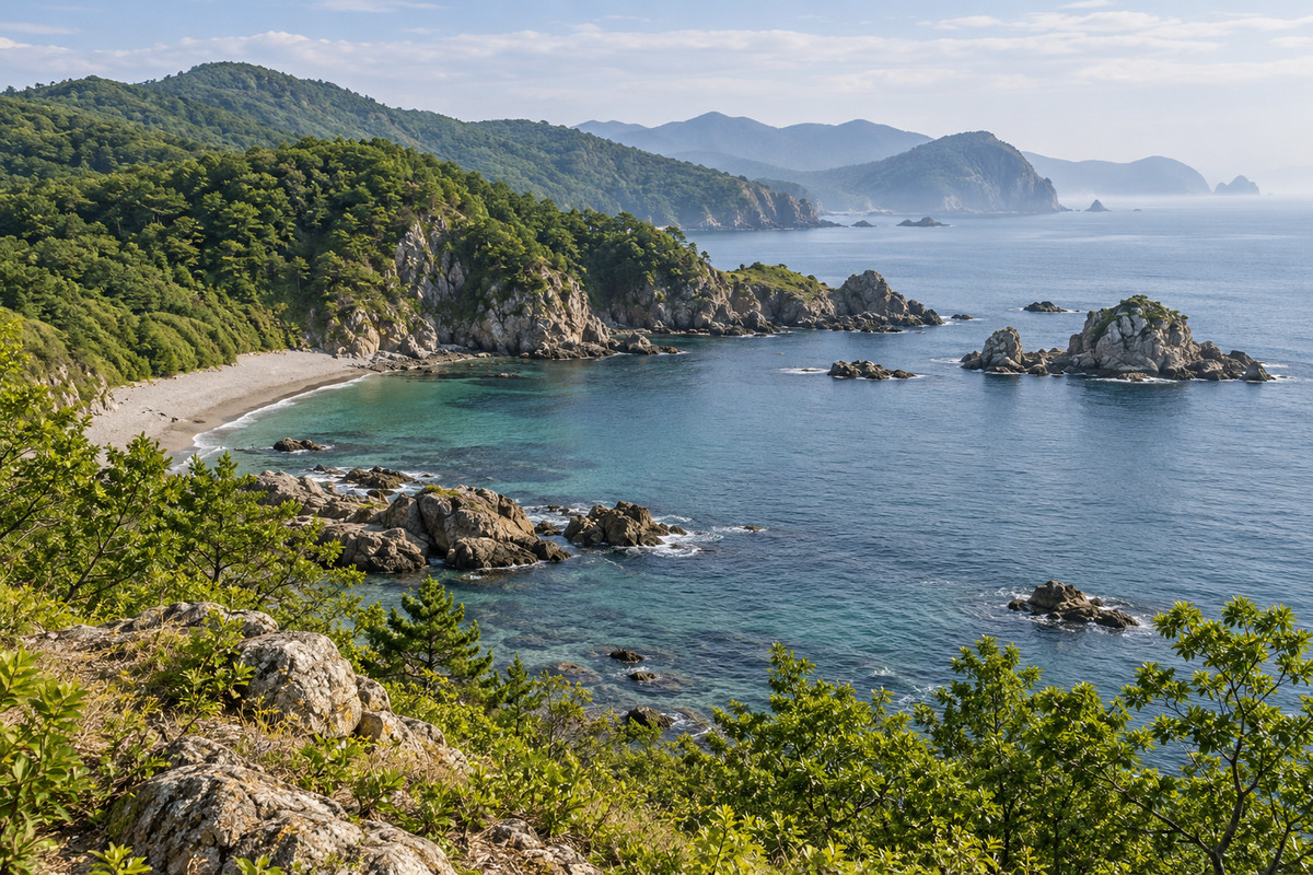 Primorye coastline
