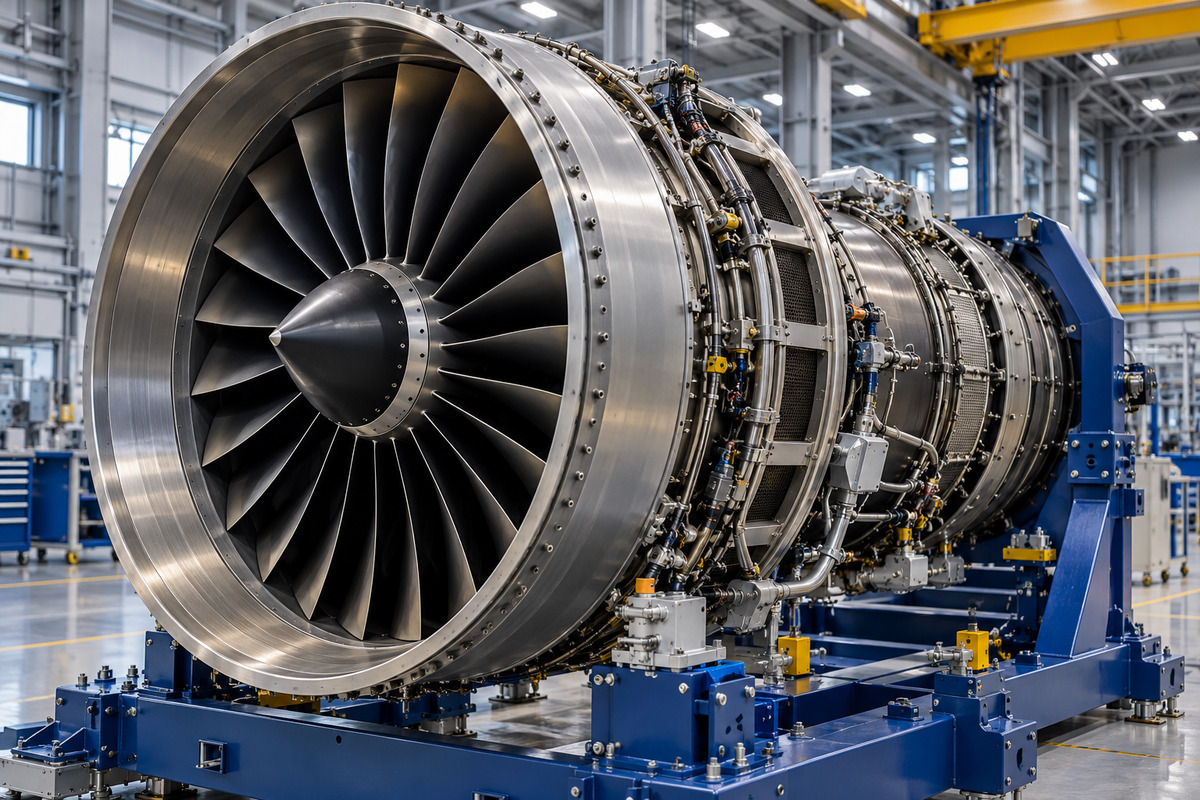 Jet-engine assembly equipment