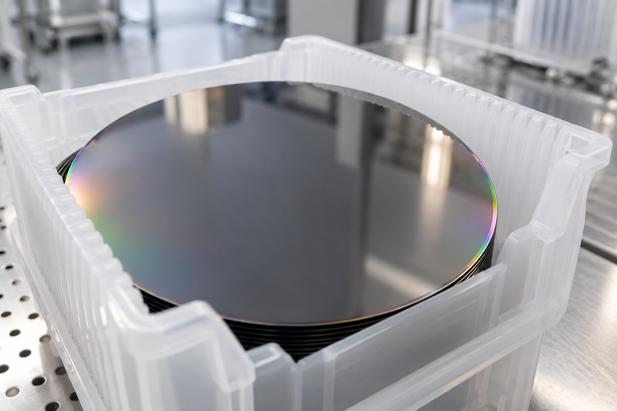 Silicon wafer surface
