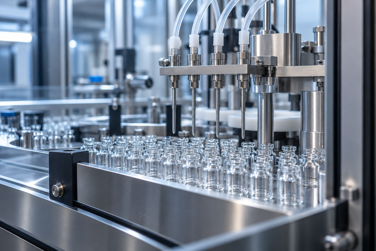 Laboratory vial filling