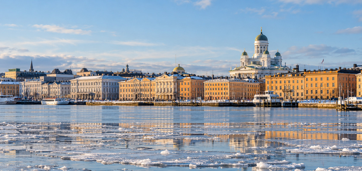 Helsinki waterfront and urban heating