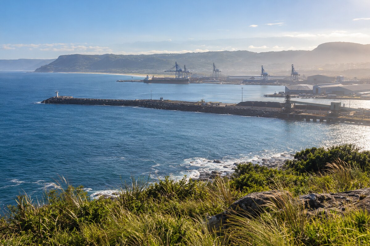 Port Kembla coastal industrial setting
