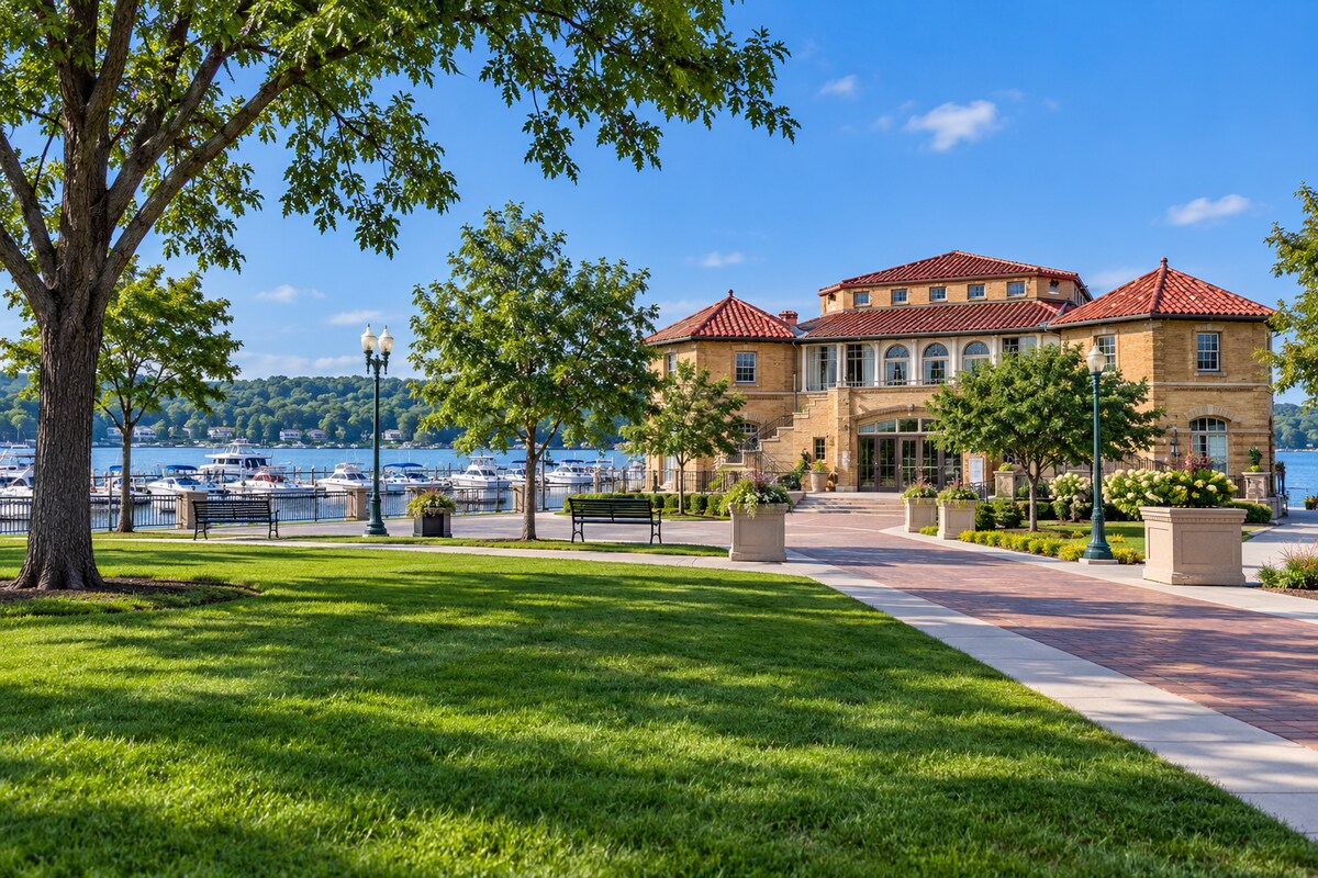 Lake Geneva waterfront