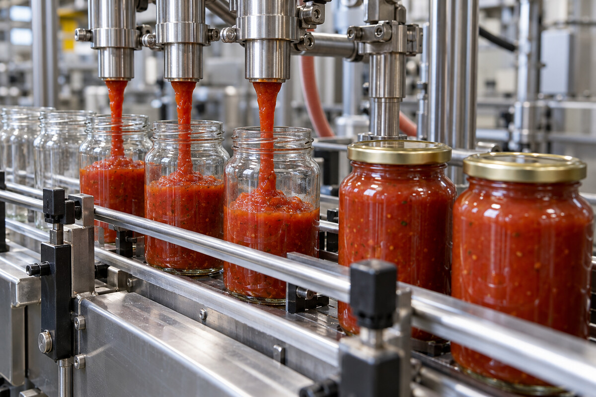 Sauce bottling
