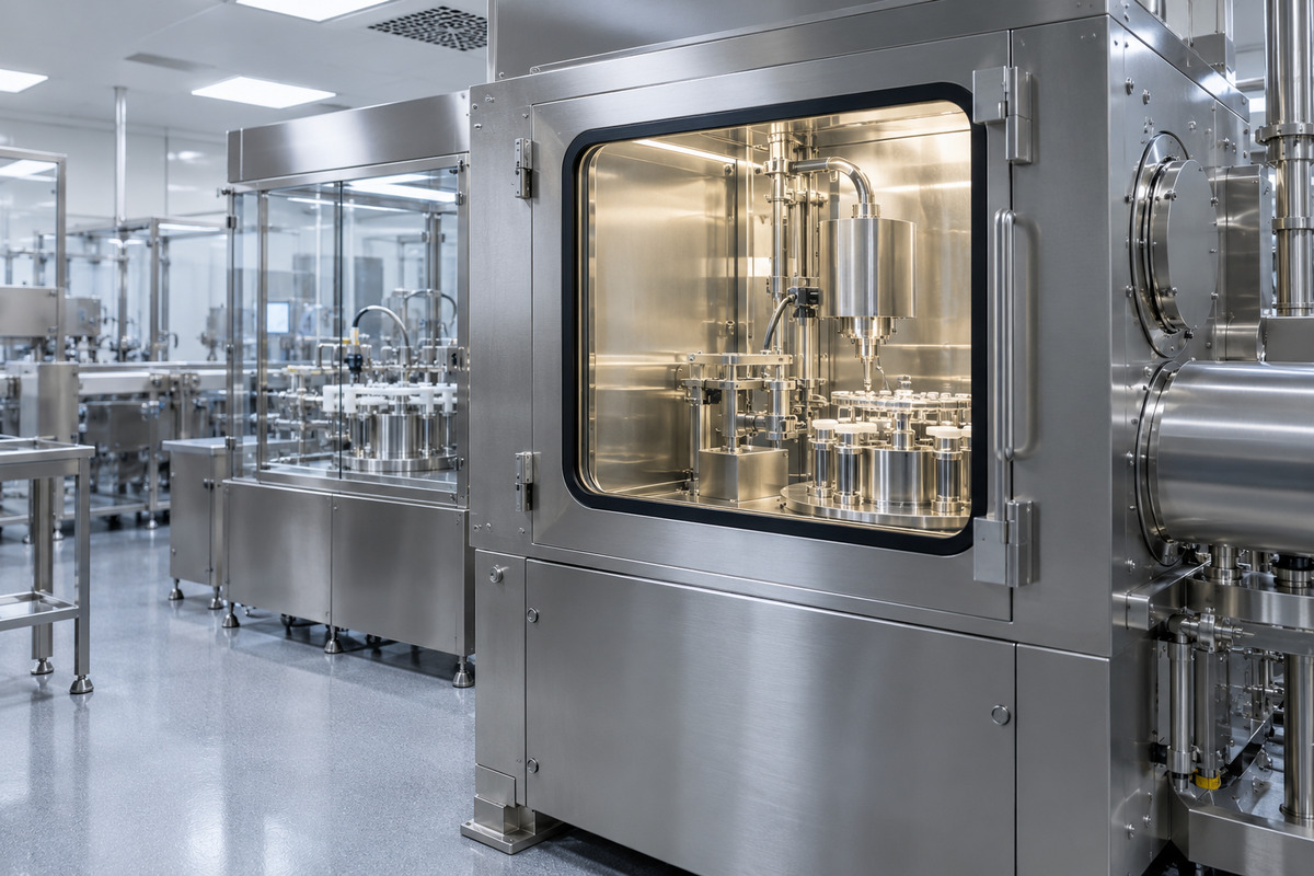 Radiopharmaceutical manufacturing equipment