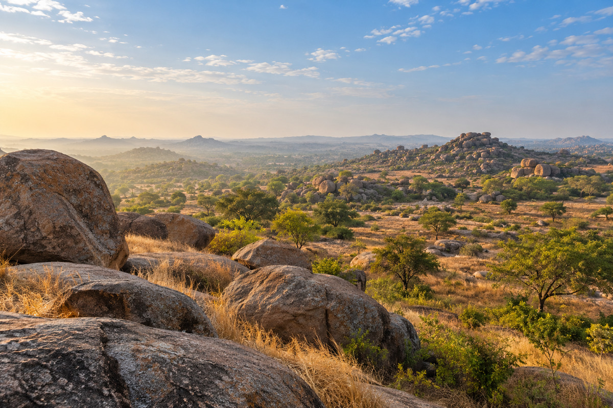 Telangana’s Deccan Plateau landscape