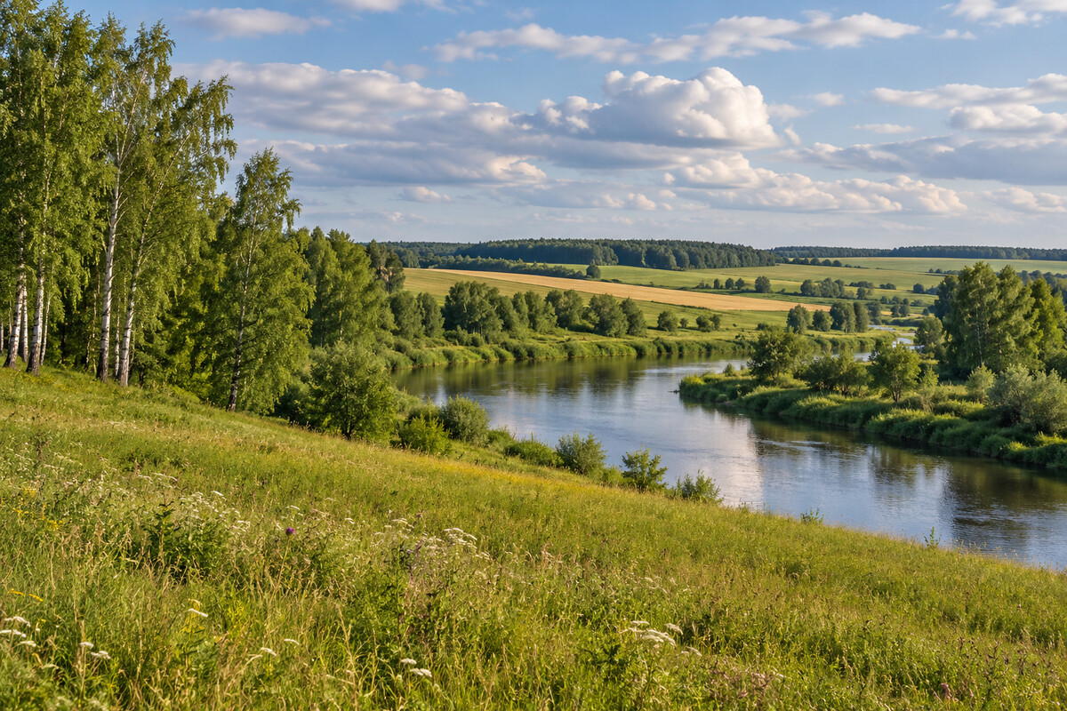 Typical Tatarstan landscape