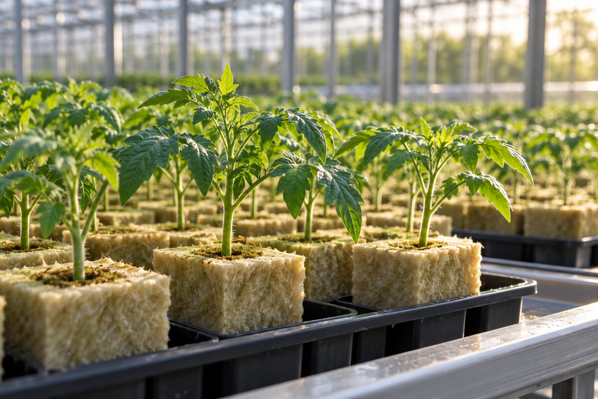 Tomato seedling cubes