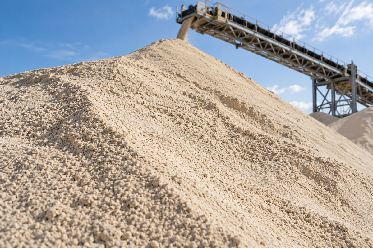 Industrial mineral feedstock