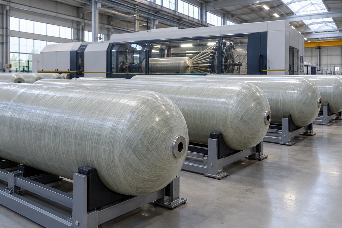 Composite cylinder production